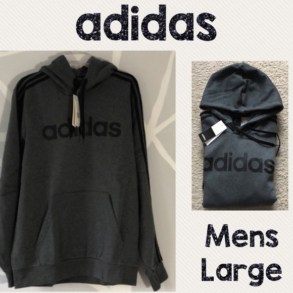 adidas Other - Adidas Men’s ESSENTIALS 3-STRIPES PULLOVER HOODIE